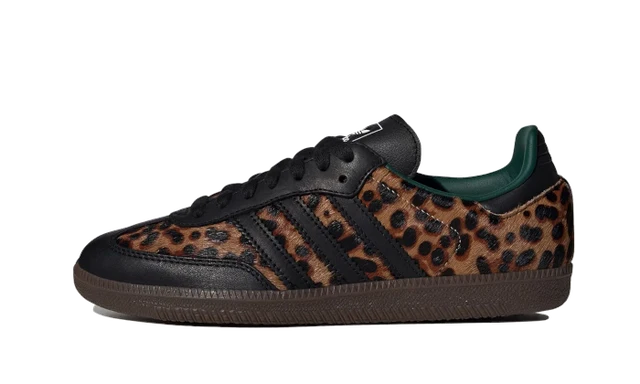 Adidas Samba Green Leopard — Livraison 24h depuis la Belgique — Luve Sneakers