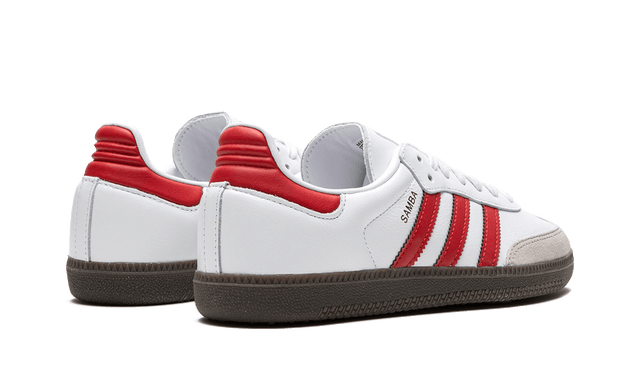 Adidas Samba OG White Red — Bons prix — Luve Sneakers