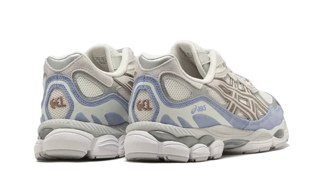 ASICS Gel-NYC Cream Cloud Grey Blue — Bons prix — Luve Sneakers