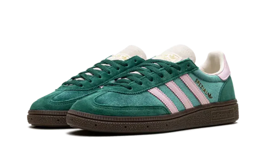 Adidas Handball Spezial Green Pink Velvet — Authentiques & neuves — Luve Sneakers