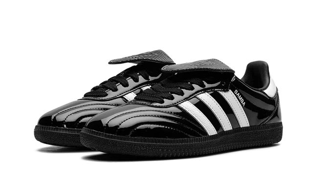 Adidas Samba LT Black Patent Leather — Authentiques & neuves — Luve Sneakers