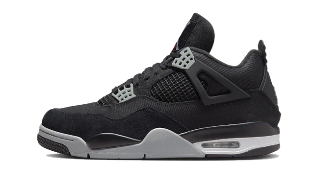Air Jordan 4 Black Canvas — Livraison 24h depuis la Belgique — Luve Sneakers