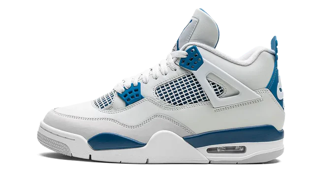 Air Jordan 4 Retro Military Blue (2024) — Livraison 24h depuis la Belgique — Luve Sneakers