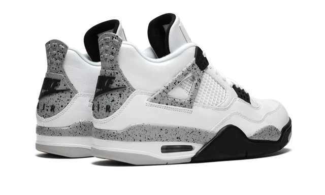Air Jordan 4 Retro White Cement — Bons prix — Luve Sneakers