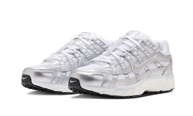 Nike P-6000 White Metallic Silver — Authentiques & neuves — Luve Sneakers