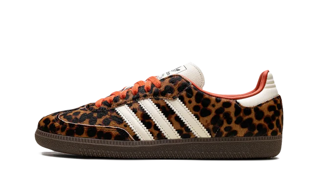 Adidas Samba OG Preloved Red Leopard — Livraison 24h depuis la Belgique — Luve Sneakers