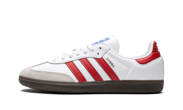 Adidas Samba OG White Red — Livraison 24h depuis la Belgique — Luve Sneakers