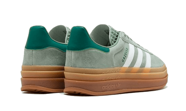 Adidas Gazelle Bold Silver Green — Bons prix — Luve Sneakers