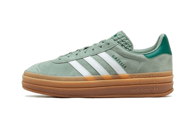 Adidas Gazelle Bold Silver Green — Livraison 24h depuis la Belgique — Luve Sneakers