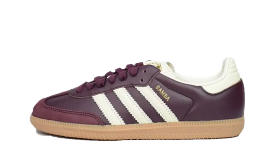 Adidas Samba OG Maroon Crewht Gold — Livraison 24h depuis la Belgique — Luve Sneakers