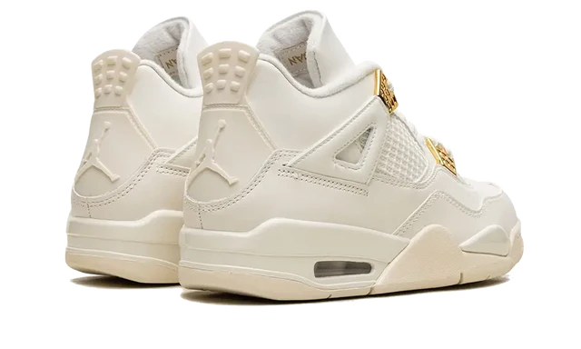 Air Jordan 4 Sail Metallic Gold — Bons prix — Luve Sneakers