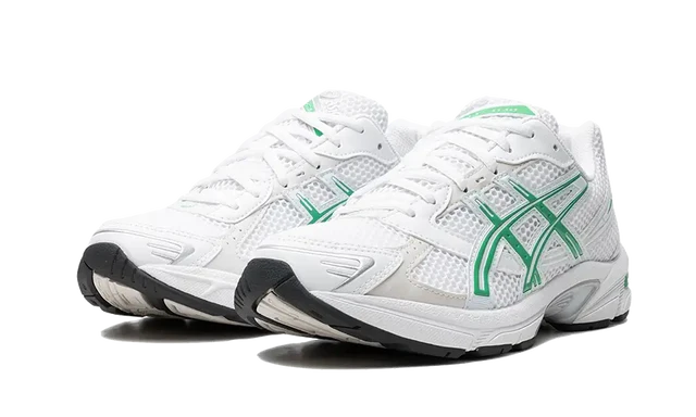 ASICS Gel-1130 White Malachite Green — Authentiques & neuves — Luve Sneakers