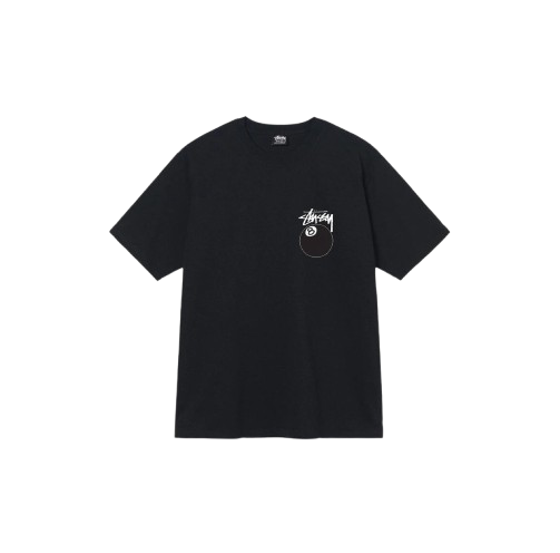 T-shirt Stüssy 8 Ball Black— Livraison 24h depuis la Belgique — Luve Sneakers