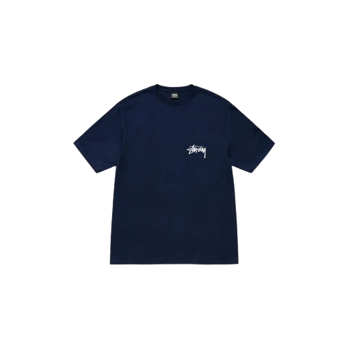 T-shirt Stüssy Cherries Bleu Marine — Livraison 24h depuis la Belgique — Luve Sneakers